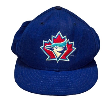 Roger Clemens Game Worn and Signed Toronto Blue Jays Hat (PSA)